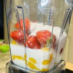 smoothie in blender