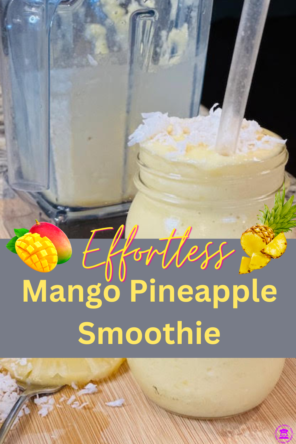 Effortless Mango Pineapple Smoothie Recipe [No Knife Work Required