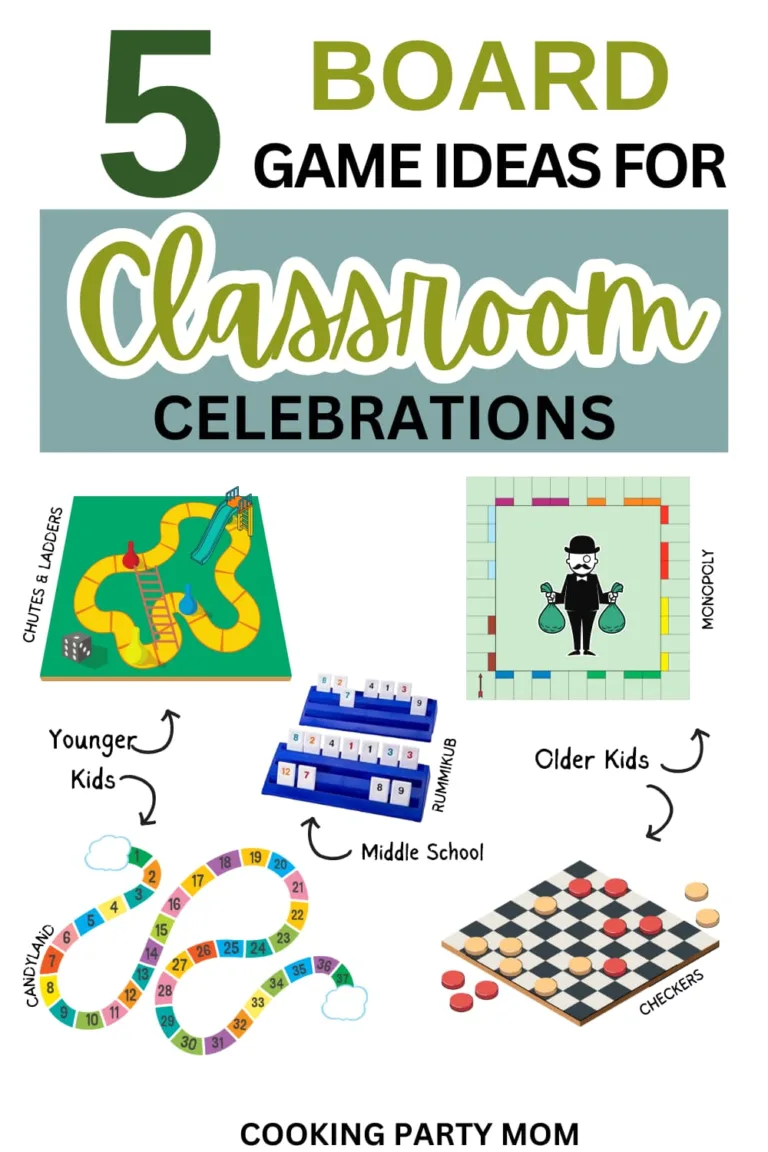 classroom celebration ideas board games